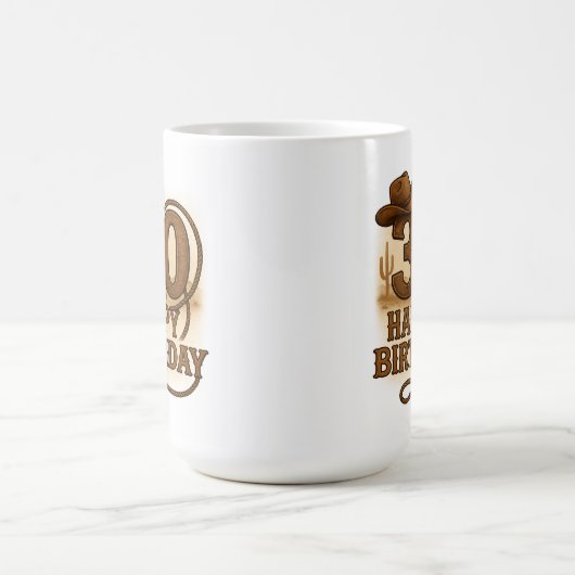 Howdy, 30: Westerne verjaardag Mok (Center)