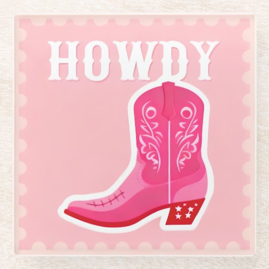 HOWDY Bar Glas Onderzetter (Voorkant)