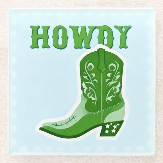 HOWDY Bar Glass Onderzetter (Voorkant)