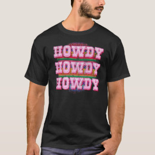 Howdy Boho Cowgirl Zuid-Westerne Serape Di T-shirt