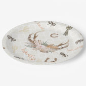 Howdy borden papieren bordje (Gekanteld)