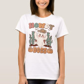 Howdy Boss Western Boo Ghost Halloween T-shirt (Voorkant)