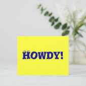 Howdy! Briefkaart (Staand voorkant)