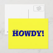 Howdy! Briefkaart (Voorkant / Achterkant)