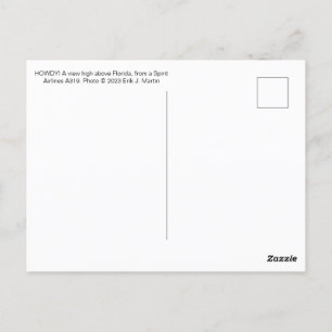 HOWDY! Briefkaart High boven Florida