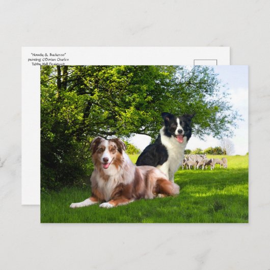 "Howdy & Buckeroo" Briefkaart (Voorkant / Achterkant)