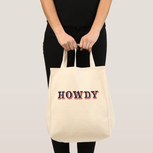 Howdy canvas tas (Voorkant (product))