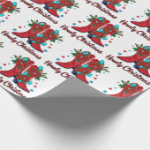 Howdy Christmas Boots Cadeaupapier (Hoek)