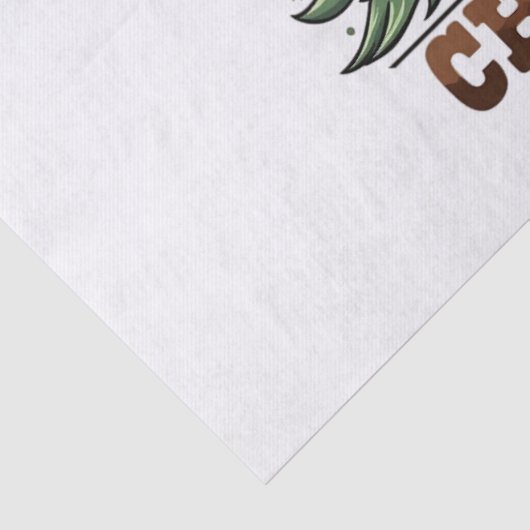 Howdy Christmas Cactus Western Xmas Tissuepapier (Detail)