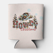 Howdy Christmas | Cowboy Kerstboom Blikjeskoeler (Voorkant)