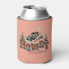 Howdy Christmas | Cowboy Kerstboom Blikjeskoeler