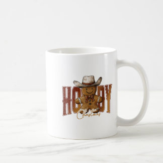 Howdy Christmas Gingerbread Man Cowboy Rodeo Weste Koffiemok