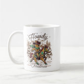 Howdy Christmas Gingerbread Western Cowboy Xmas Ho Koffiemok (Links)