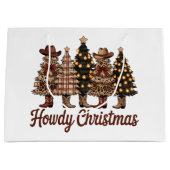 Howdy Christmas  Groot Cadeauzakje (Voorkant)