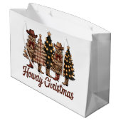 Howdy Christmas  Groot Cadeauzakje (Achterkant Gekanteld)