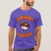 Howdy Christmas Howdy Santa Funny Christmas Boy T-shirt (Voorkant)