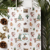 Howdy Christmas | Leuke Westerne gepersonaliseerde Medium Cadeauzakje