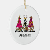 Howdy Christmas Ornament – Custom Western Keepsake (Rechts)