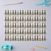 Howdy Christmas Tissuepapier (Craft)