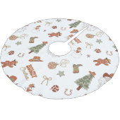 Howdy Christmas Western Cowboy Kerstboom Rok (Gekanteld)