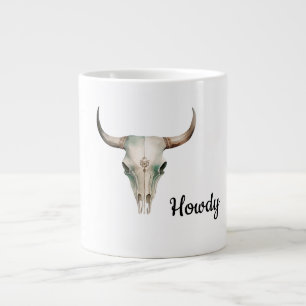 Howdy Cowboy Bullhorns Grote Koffiekop