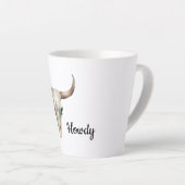 Howdy Cowboy Bullhorns Latte Mok (Rechterhoek)