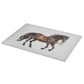 Howdy Cowboy Cowgirl Paard Snijplank (Hoek)