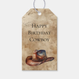Howdy Cowboy Laarzen Western Cadeaulabel