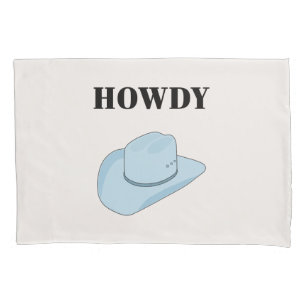Howdy Cowboy Pet Baby Blue Kussensloop