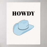 Howdy Cowboy Pet Baby Blue