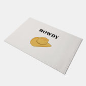 Howdy Cowboy Pet Yellow Deurmat (Schuin)