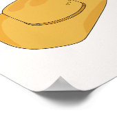 Howdy Cowboy Pet Yellow Poster (Hoek)