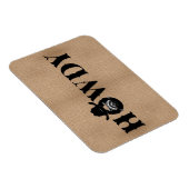 Howdy Cowboy Raccoon Funny Fridge Magneet (Rechterzijde)