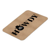 Howdy Cowboy Raccoon Funny Fridge Magneet (Linkerzijde)