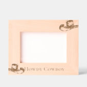 Howdy Cowboy Western Pet Gegraveerde Lijstjes (Voorkant)