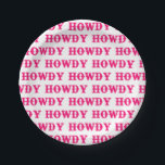 Howdy Cowgirl Disco Last Rodeo Bachelorette Papieren Bordje<br><div class="desc">Een leuk cowgirl ontwerp met een opwindend roze en lichtroze detail</div>