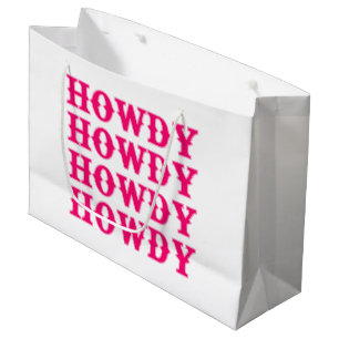 Howdy Cowgirl Disco Last Rodeo Groot Cadeauzakje
