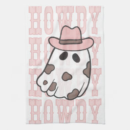 Howdy Cowgirl Halloween Leuke keukenhanddoek