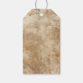 Howdy Cowgirl Roze Bloemen Pet Western Chic Cadeaulabel (Achterkant)