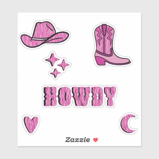 Howdy Cowgirl! Sticker pack (Vel)