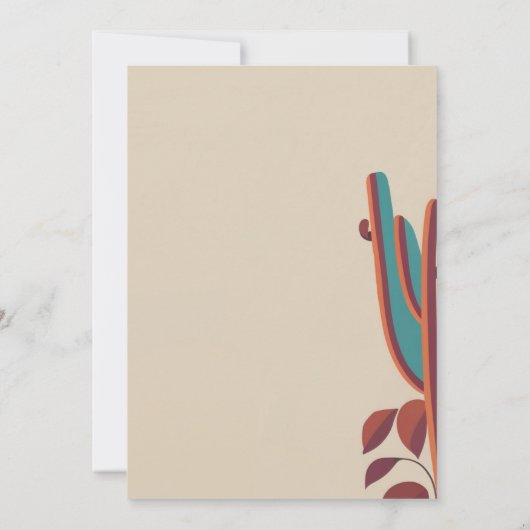 Howdy Dertig Retro Land Western 30e Verjaardag Kaart (Achterkant)