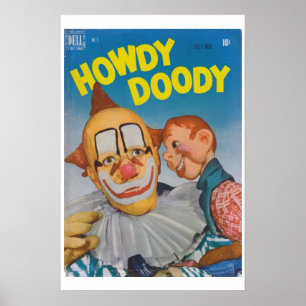 Howdy Doody  Comic Book Hoesje Poster