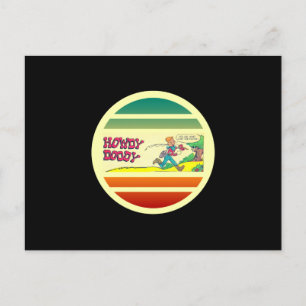 Howdy Doody Vist Retro Comic Book Briefkaart