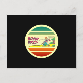 Howdy Doody Vist Retro Comic Book Briefkaart