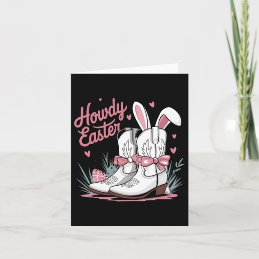 Howdy Easter Kaart (Voorkant)