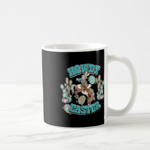 Howdy Easter Shirt Western Cowboy Bunny Easter Egg Koffiemok