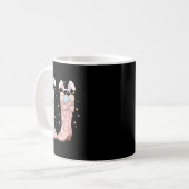 Howdy Easter Western Easter Bunny Cowboy Boots Eas Koffiemok (Voorkant links)