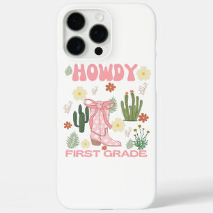 Howdy eerste klas cowgirl eerste dag iPhone 16 pro max hoesje