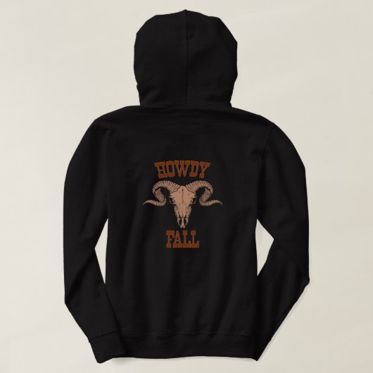 Howdy Fall Hoodie (Design achterkant)