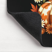 Howdy Fall Pumpkin Retro Western Cowboy Cow Hallow Muismat (Hoek)